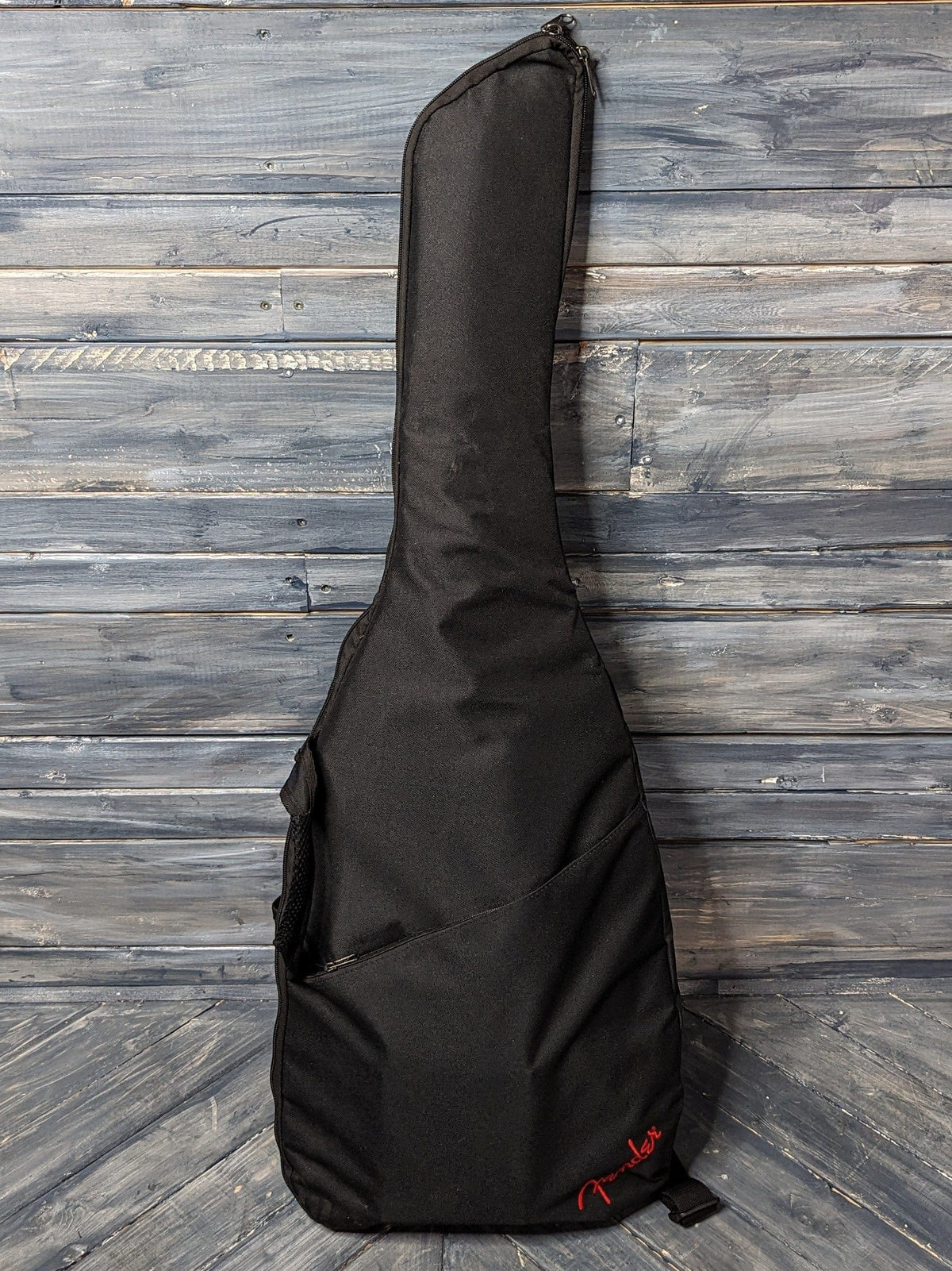 front of the gig bag for Used Fender Stratocaster 