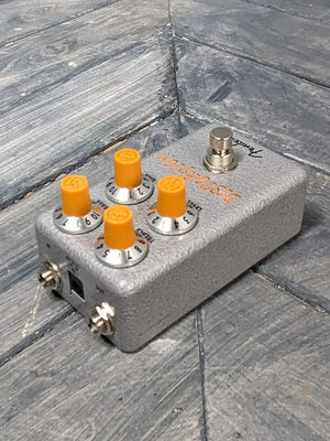 Used Fender Hammertone Distortion left side and view of jacks