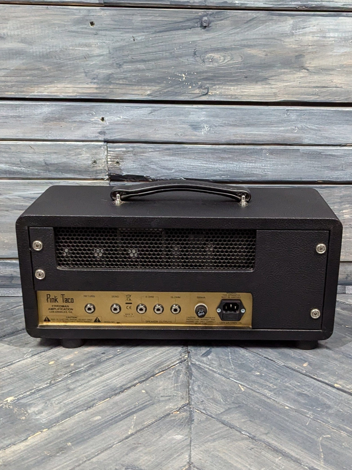 Used Friedman PT-20 back of the amp