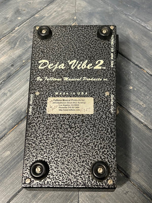 Fulltone pedal Used Fulltone Deja Vibe 2 Chorus Vibrato Pedal Bottom of pedal