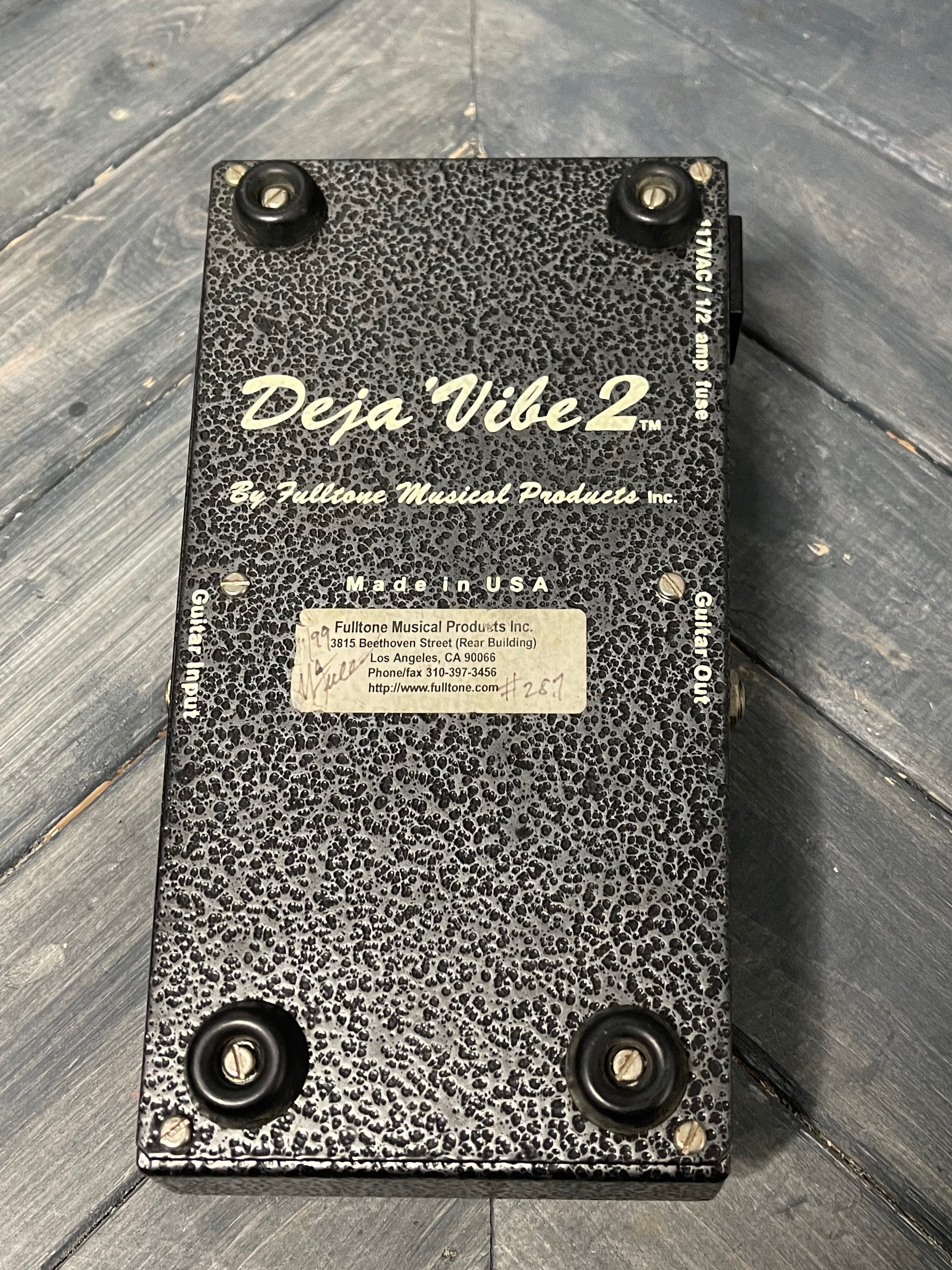 Used Fulltone Deja Vibe 2 Chorus Vibrato Pedal