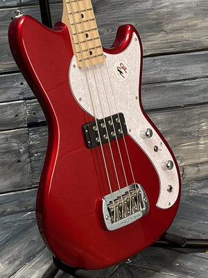 G&L Guitars Electric Bass G&L Tribute Series Fall Out 4 String Electric Bass- Candy Apple Red