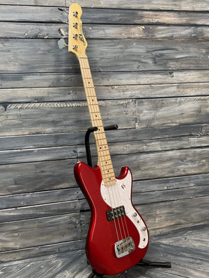 G&L Guitars Electric Bass G&L Tribute Series Fall Out 4 String Electric Bass- Candy Apple Red