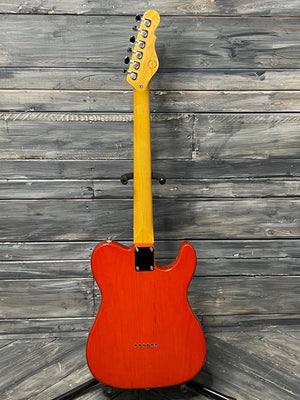 G&L Guitars Electric Guitar G&L Left Handed Tribute ASAT Classic Electric Guitar- Translucent Orange