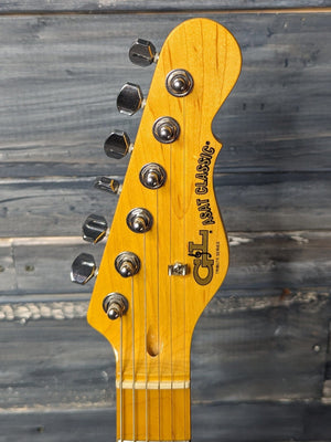 Used G&L Tribute ASAT Classic front of the headstock