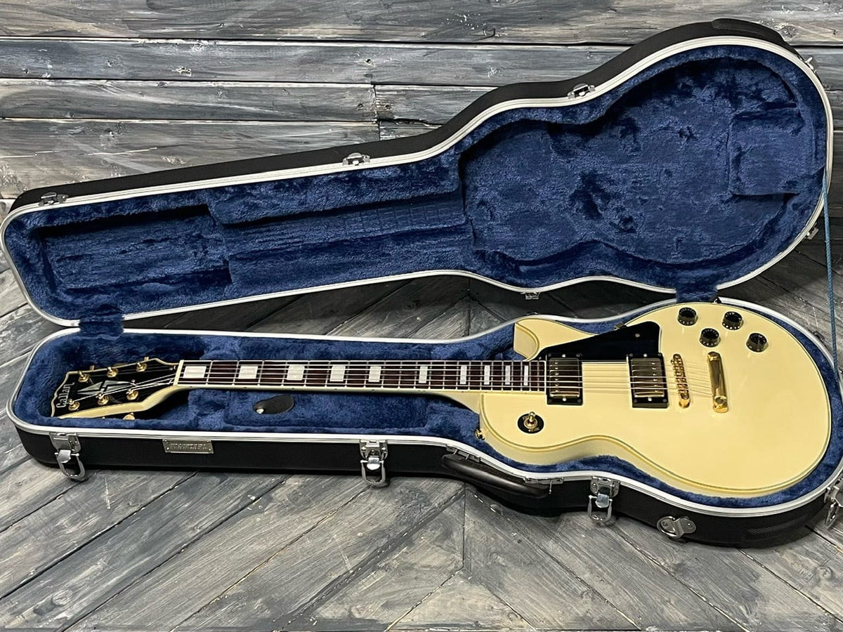 Used Gallen LP-Style Electric Guitar in open hard case