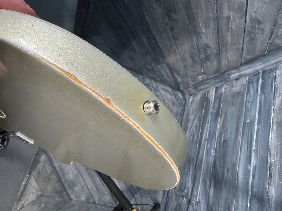 This is a picture of the back of the guitar.