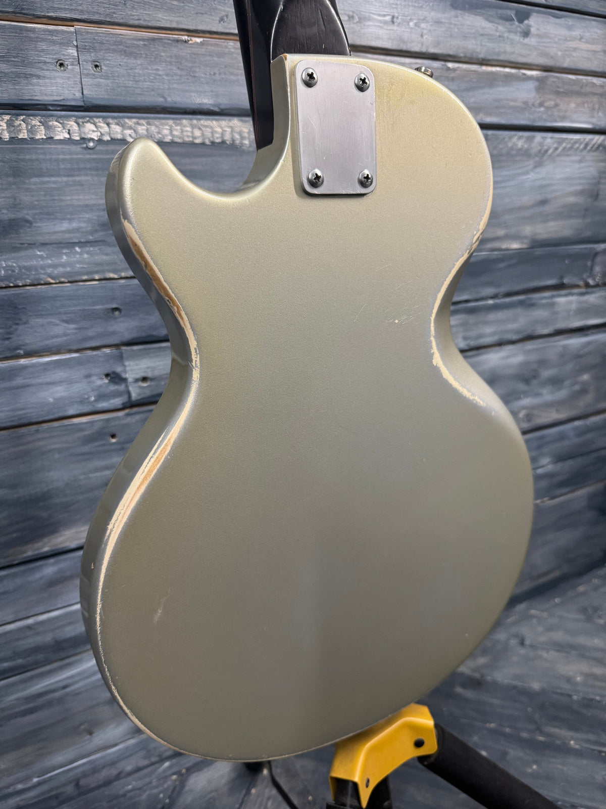 This is a picture of the back of the guitar.