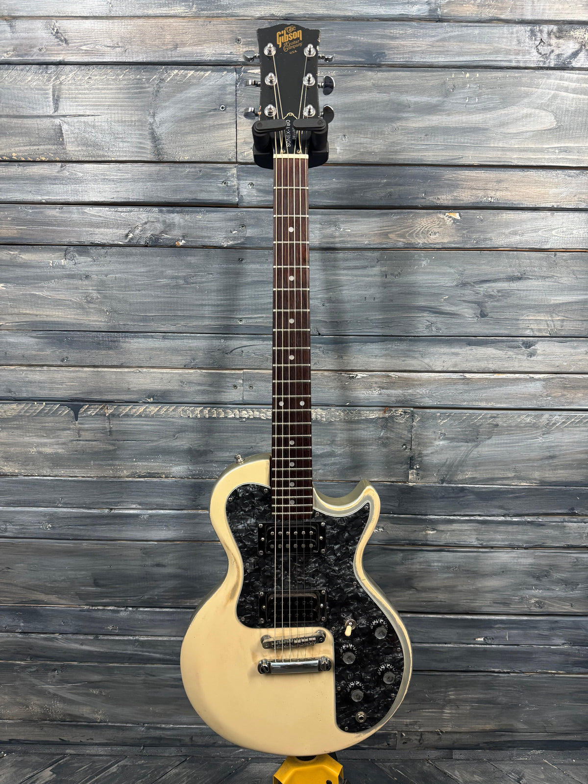 This is a picture of the front of the guitar.