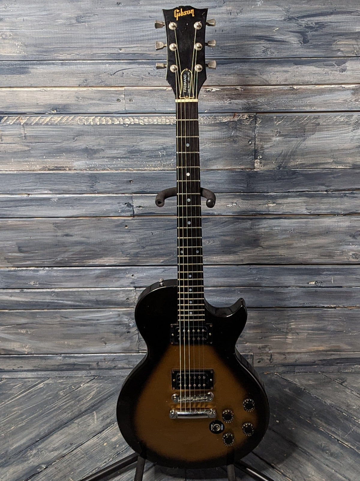 Used Gibson Les Paul Firebrand full view of guitar