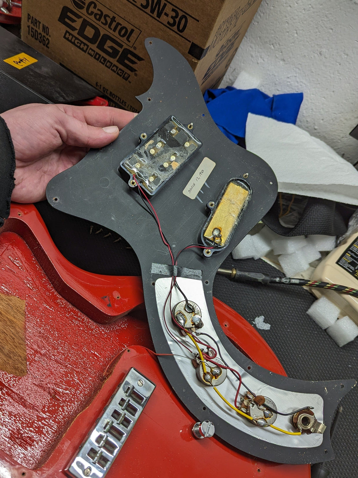 Used Gibson 1981 Marauder electronics