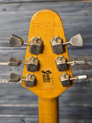 Used Gibson S-1 back of the headstock