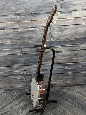 Gold Tone Left Handed CC-100+/L full bass side view of the banjo