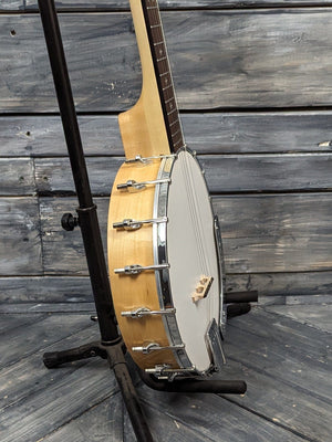 Gold Tone Left Handed CC-100/L treble side view of the body