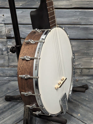 Gold Tone Left Handed CC-5/L treble side view of the body