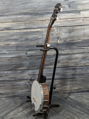 Gold Tone Left Handed CC-5/L full bass side view of the banjo