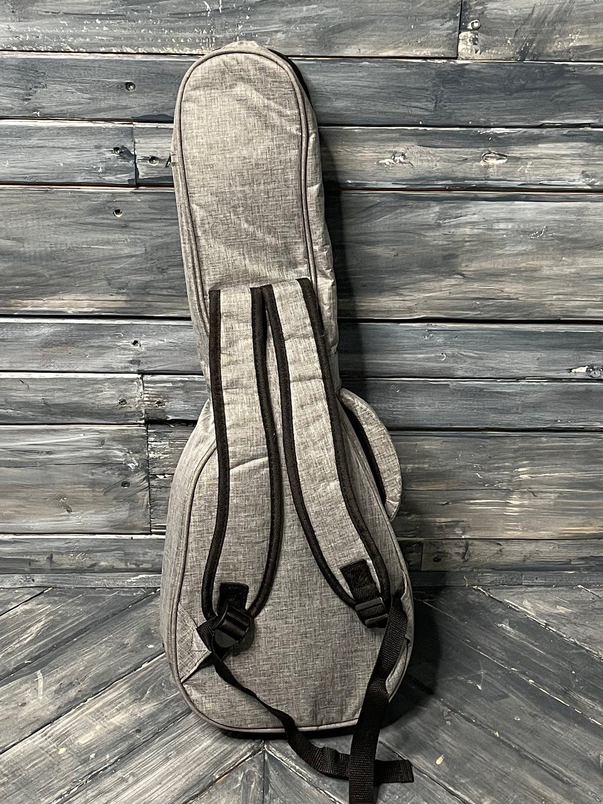 back of gig bag for Gold Tone Left Handed Reso Uke 