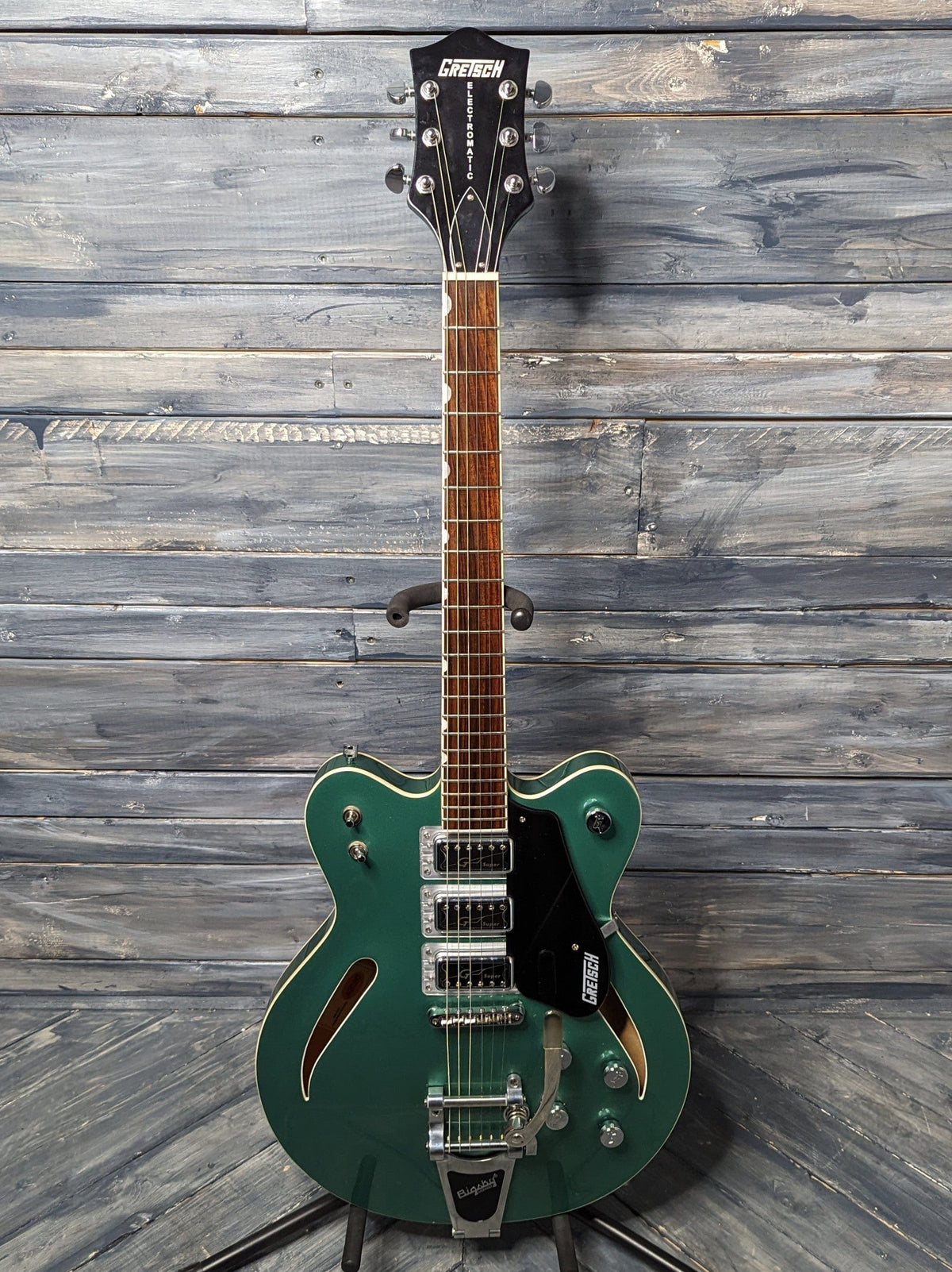 Used Gretsch G5622T-CB full view of guitar