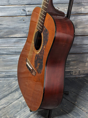 Used Guild D-25 treble side view of the body