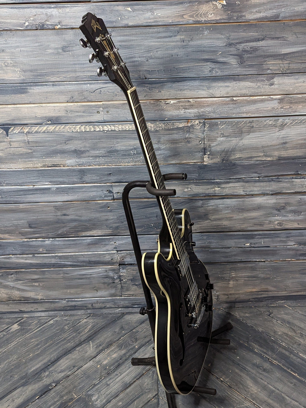 Used Guild Starfire IV full bass side view of the guitar