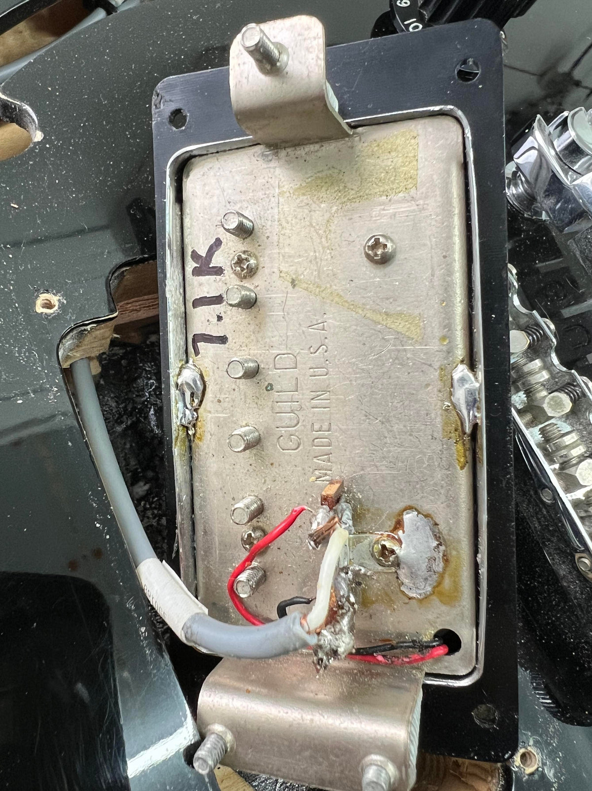 Used Guild Starfire IV back of the bridge pickup