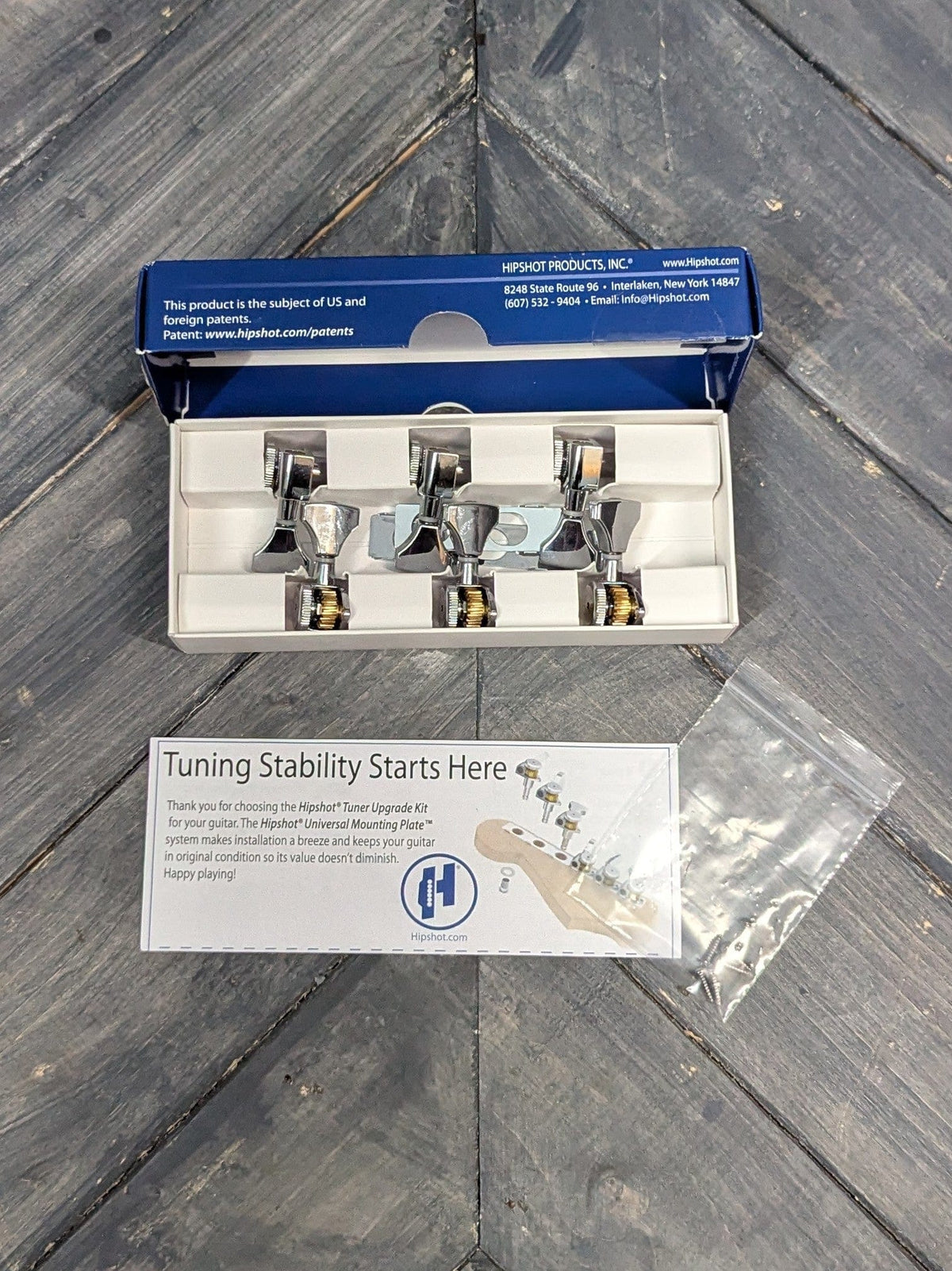 Used Hipshot Guitar Tuner Upgrade Kit in open box