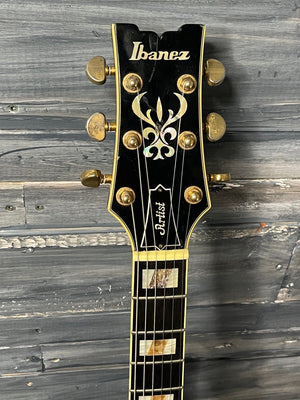 Used Ibanez 1982 Artist front of headstock