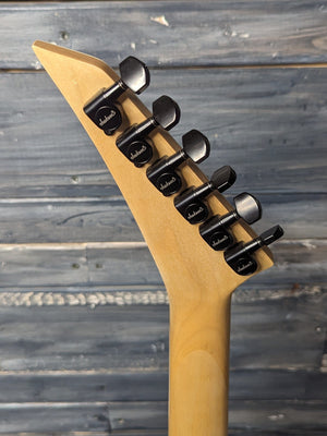 Used Jackson Kelly back of the headstock