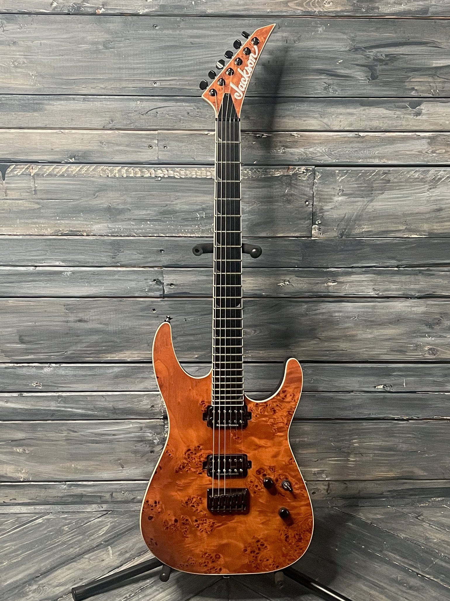 ☆ Jackson pro SL2P MAH Carmel Burl ☆
