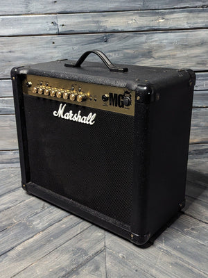 Used Marshall MG30FX right side of the amp