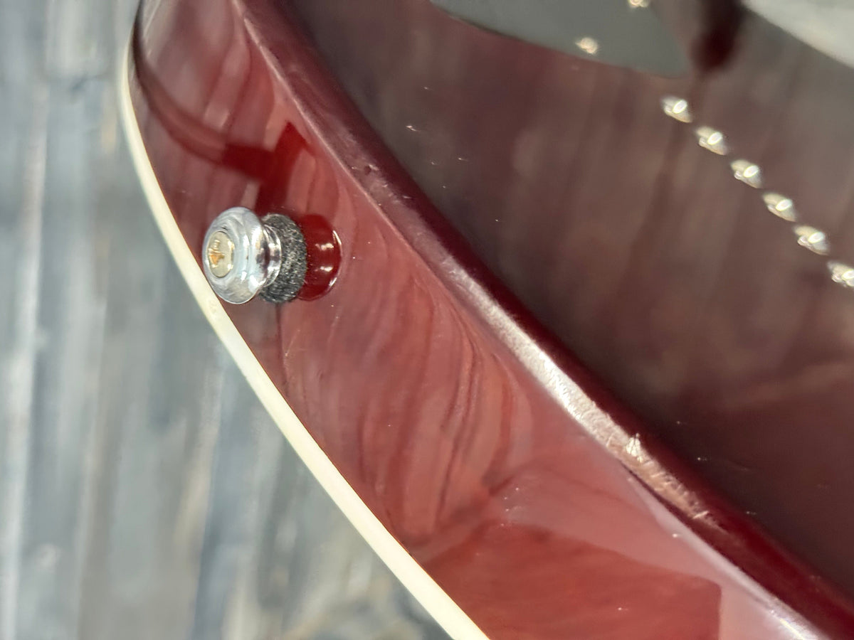 This is a photo of the back of the guitar.