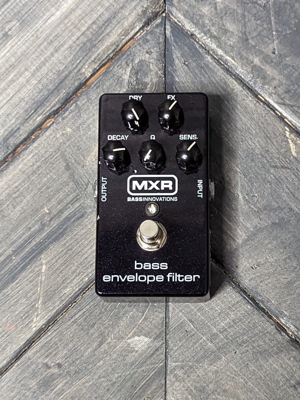 Used MXR Bass Envelope Filter top of the pedal
