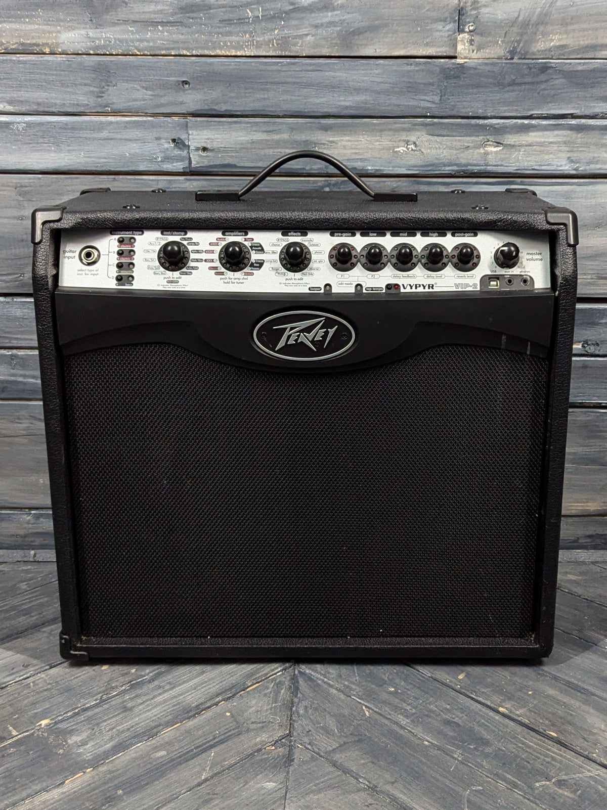 Used Peavey Vypyr VIP 2 front of the amp