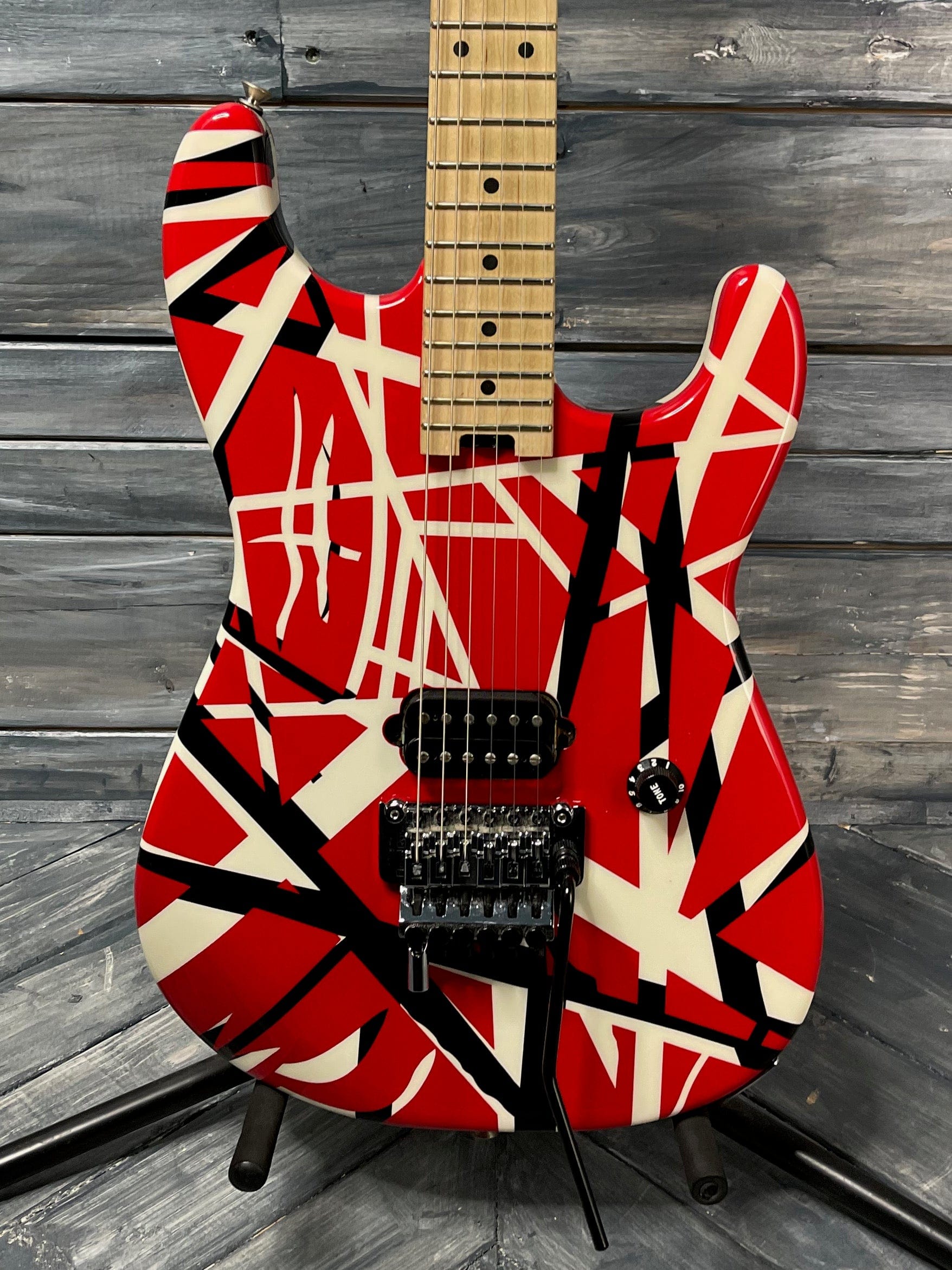 Used EVH close up of body