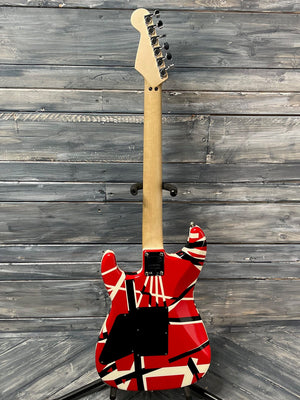 Used EVH full view of back of the guitar
