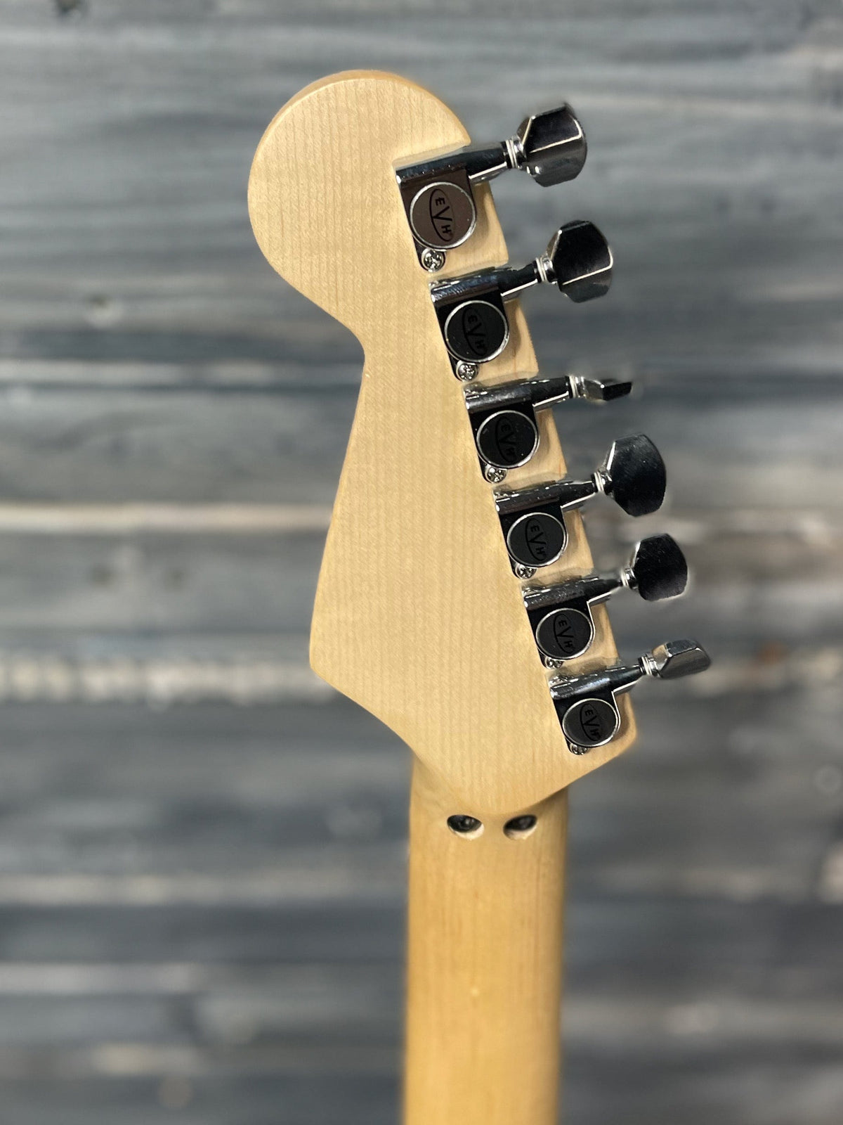 Used EVH back of headstock