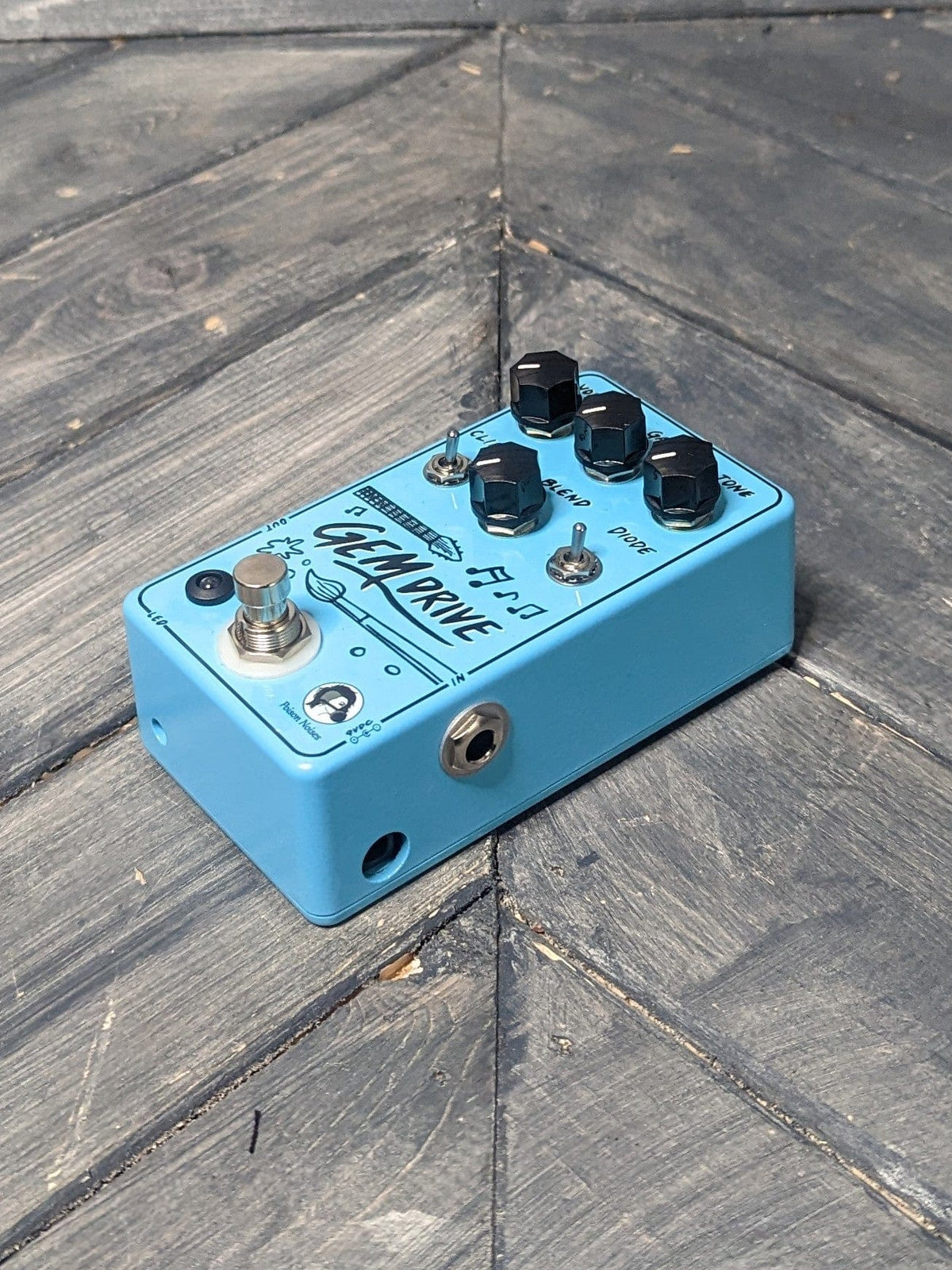 Poison Noises GEM Drive right side of the pedal
