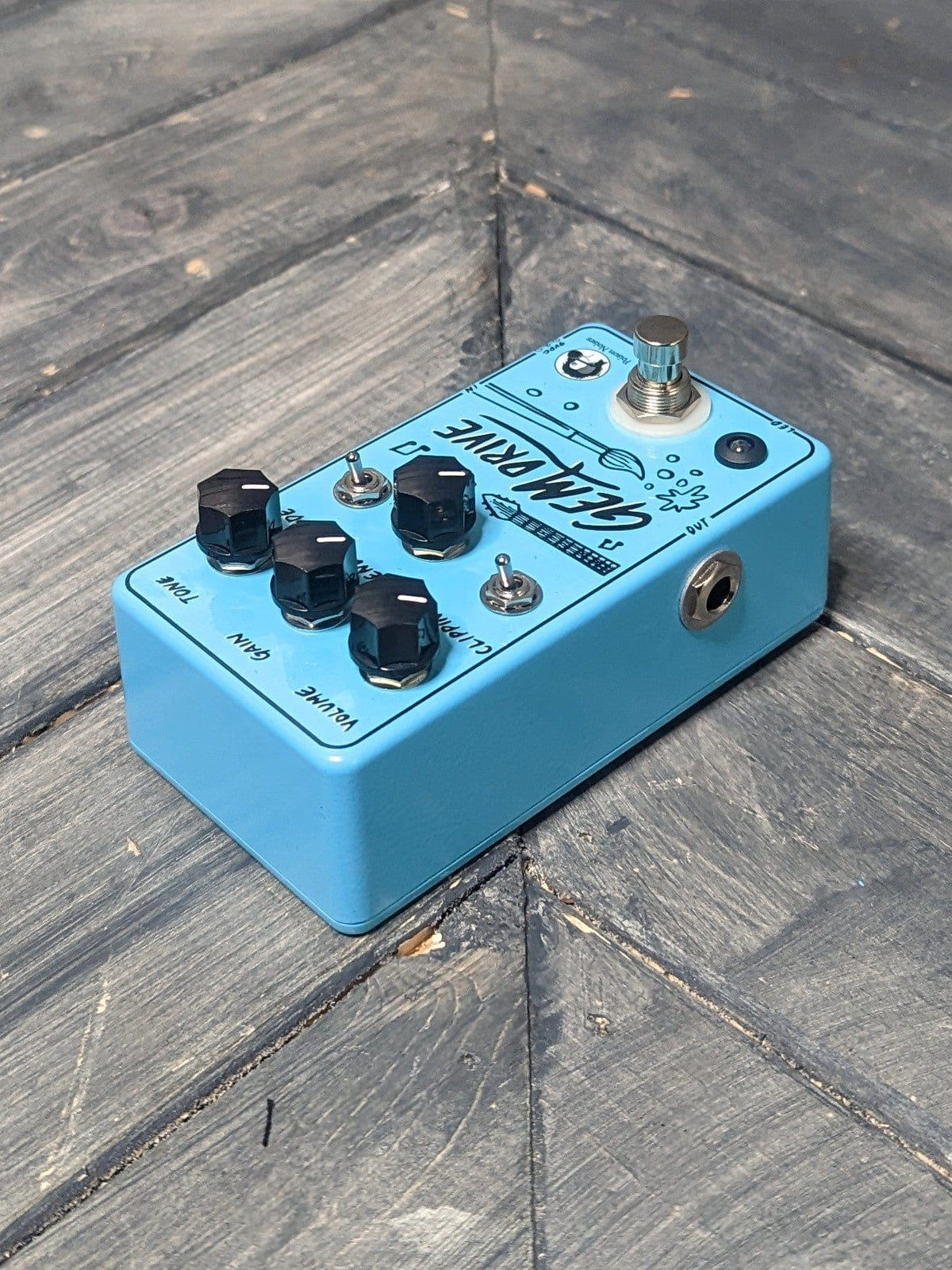 Poison Noises GEM Drive left side of the pedal