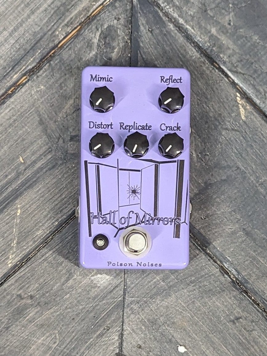 hall effect pedal Poison Noises Hall of Mirrors Reverb Effect Pedal