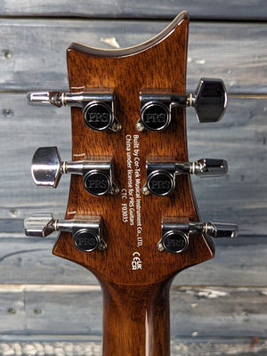 PRS SE Angelus A60E back of the headstock