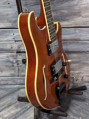 Used R.M. Olsen Guitars Ollandoc bass side view of the body