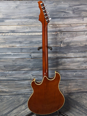 Used R.M. Olsen Guitars Ollandoc full view of the back of the guitar