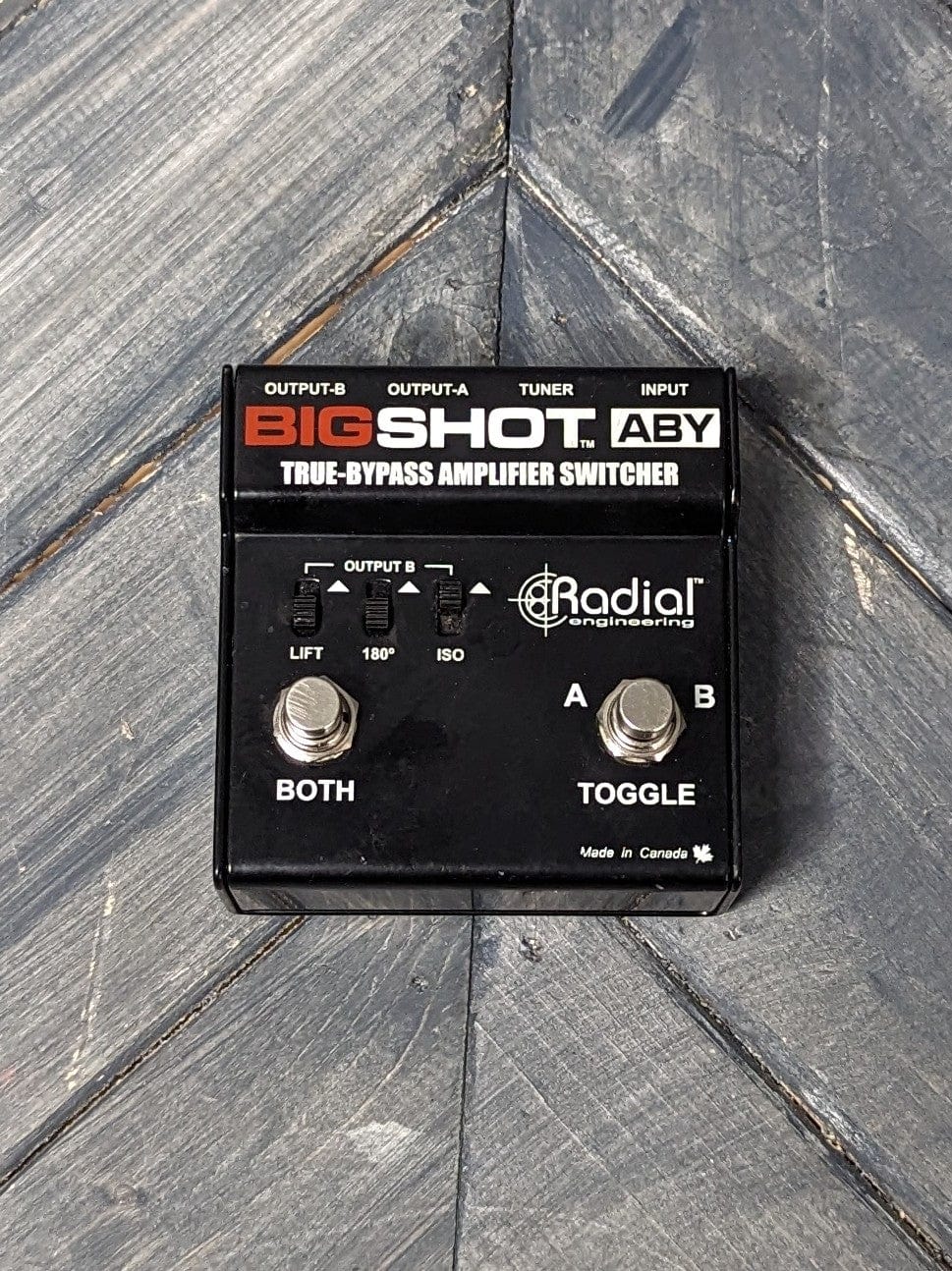 Used Radial BigShot top of the pedal