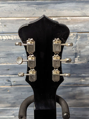 Used Recording King RG-32 back of headstock