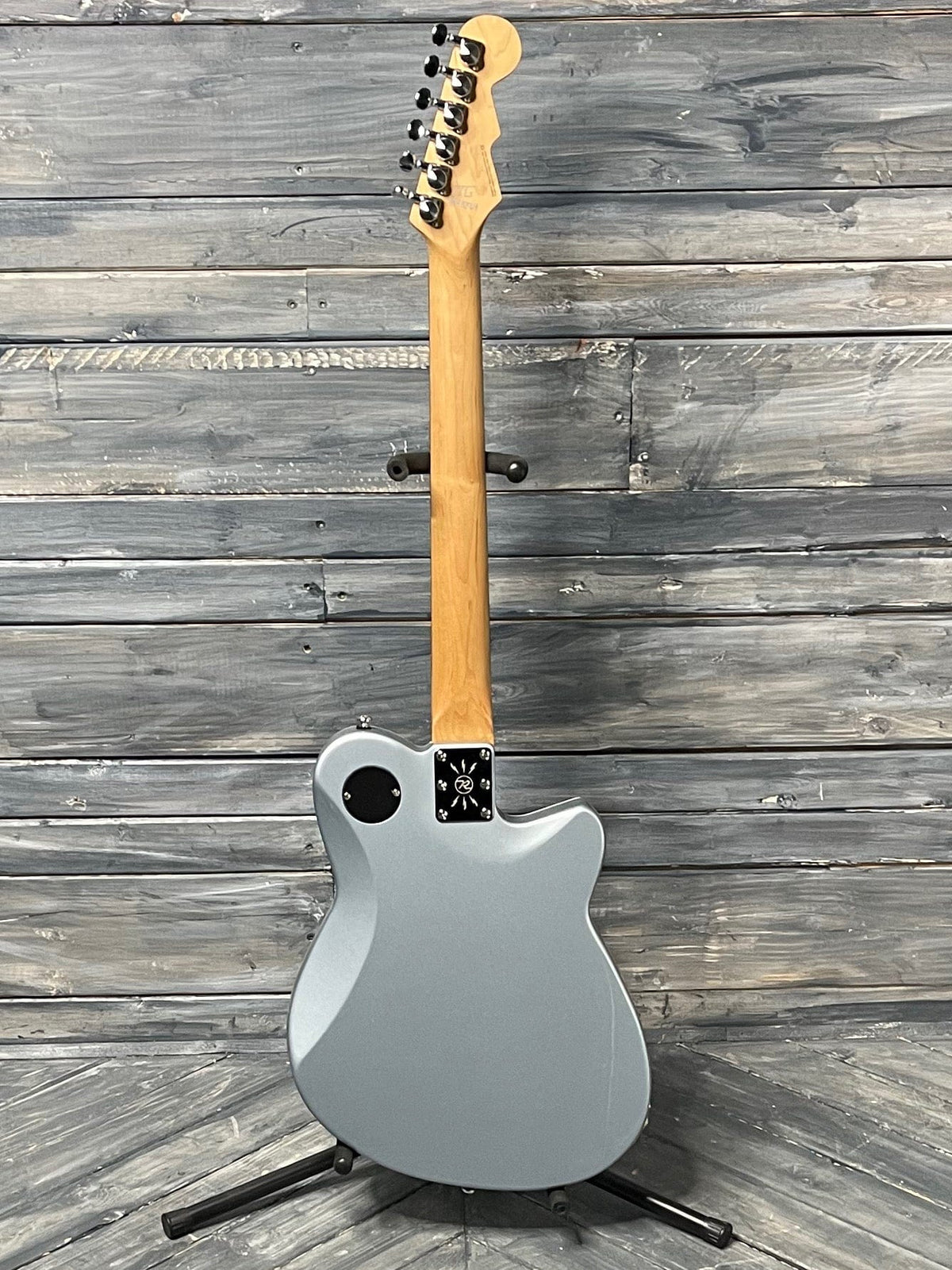 Reverend Left Handed Double Agent OG full view of the back of the guitar