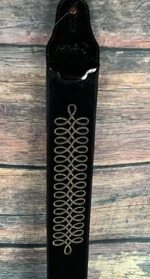 RightOn! Jazz Collection Guitar Strap close up