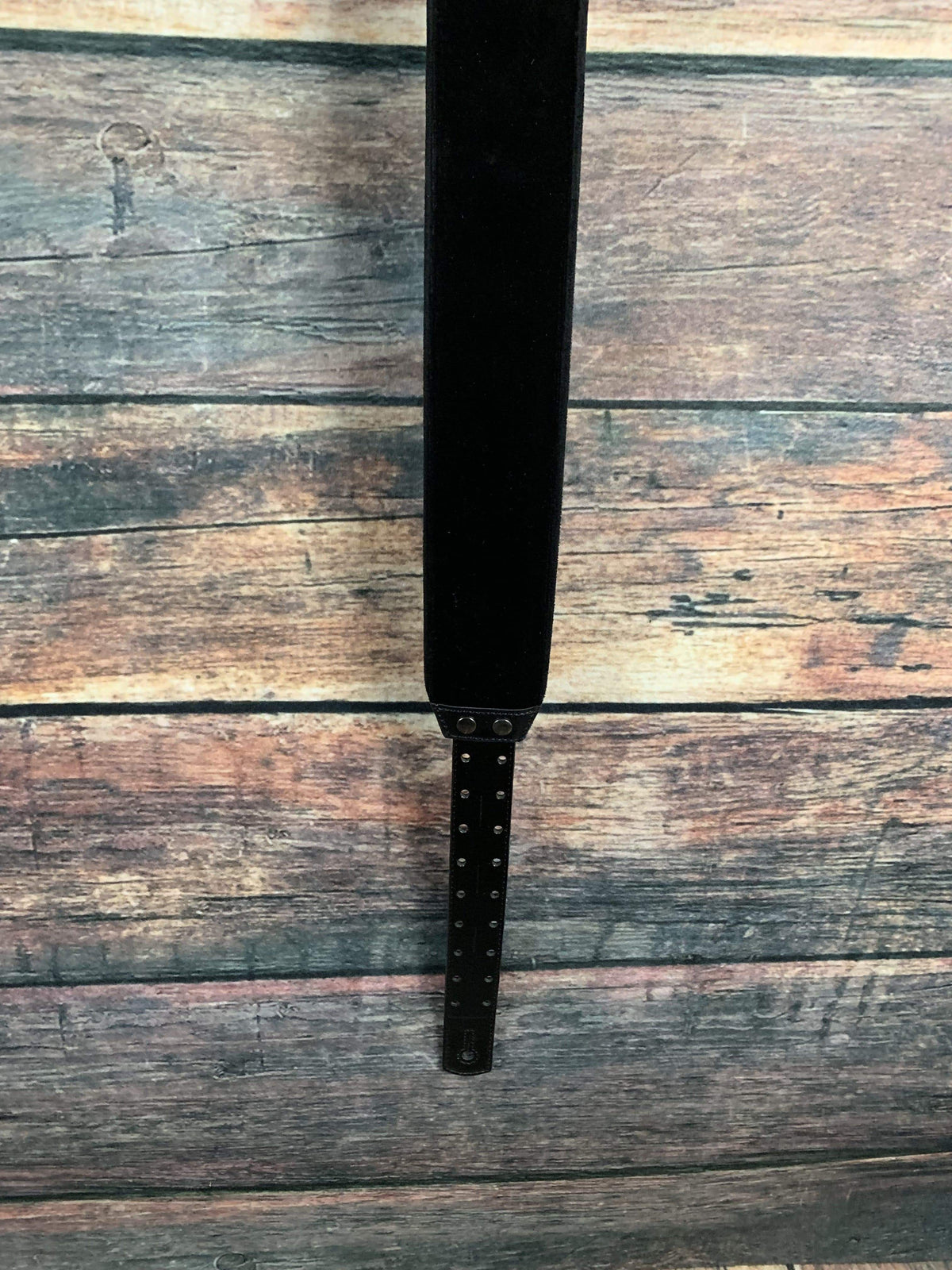 RightOn! Jazz Collection Guitar Strap close up of strap end