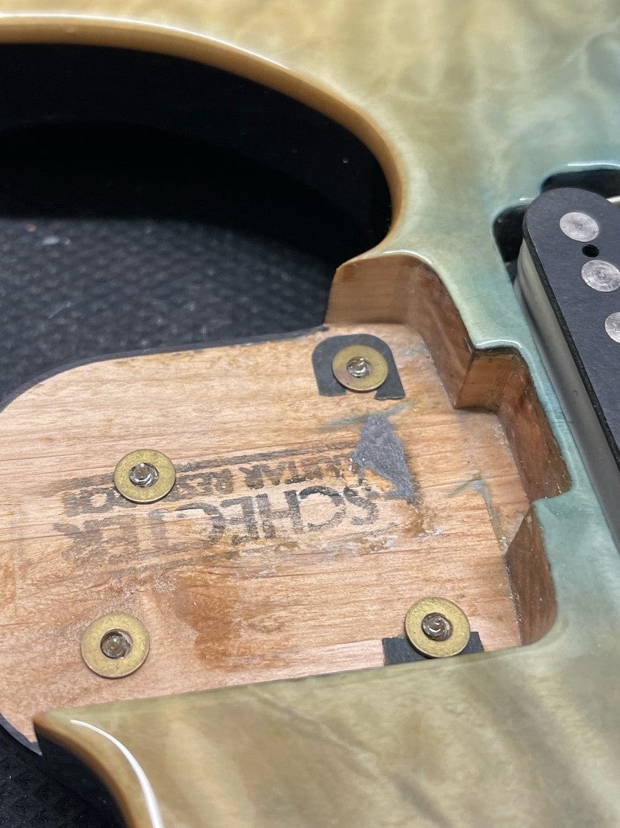 Used Schecter 7-String neck pocket