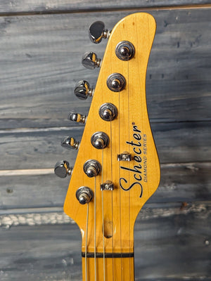 Used Schecter PT Standard front of the headstock