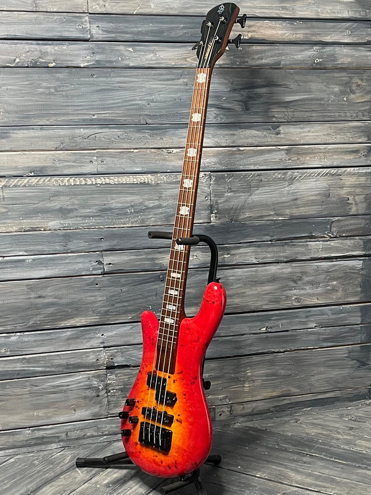 Spector Electric Bass Spector Left handed Euro Bolt 4 EUROBOLT4INRLH 4 String Electric Bass Guitar- Inferno Red